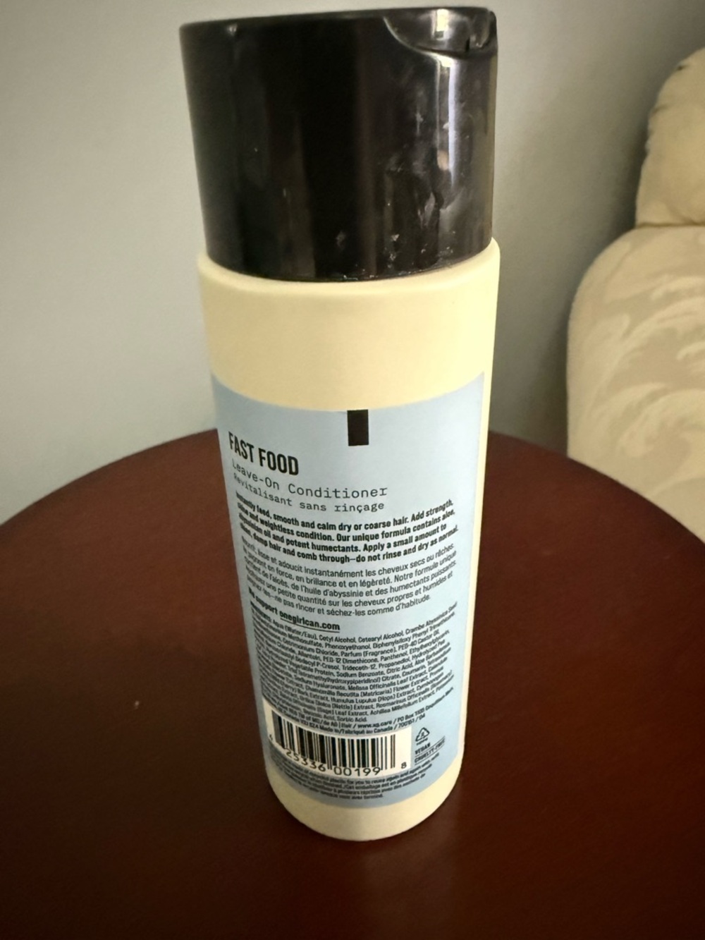 AG Care Fast Food Leave-On Conditioner 8 oz Hydrating Frizz Control Used 2x - Picture 3 of 4